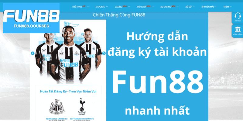 hướng dẫn đăng ký fun88