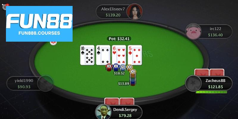 Poker Fun88 – Nhiều bàn chơi hấp dẫn,kèo cược linh hoạt 1 poker fun88