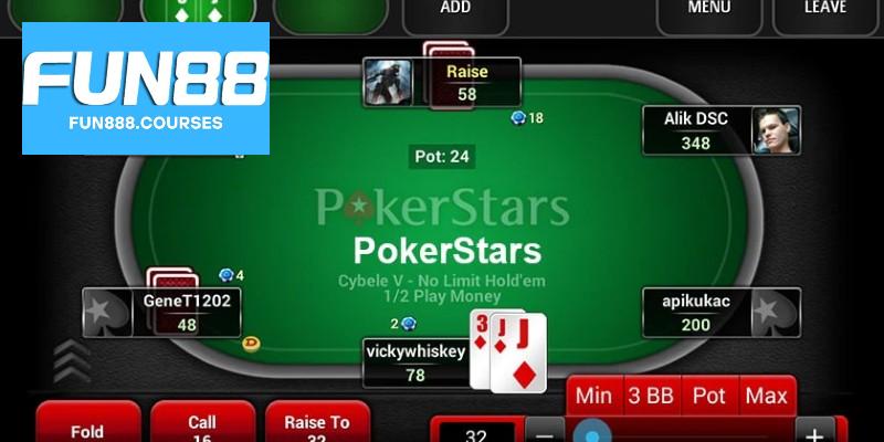 Poker Fun88 – Nhiều bàn chơi hấp dẫn,kèo cược linh hoạt 3 Quy tắc chơi game poker fun88