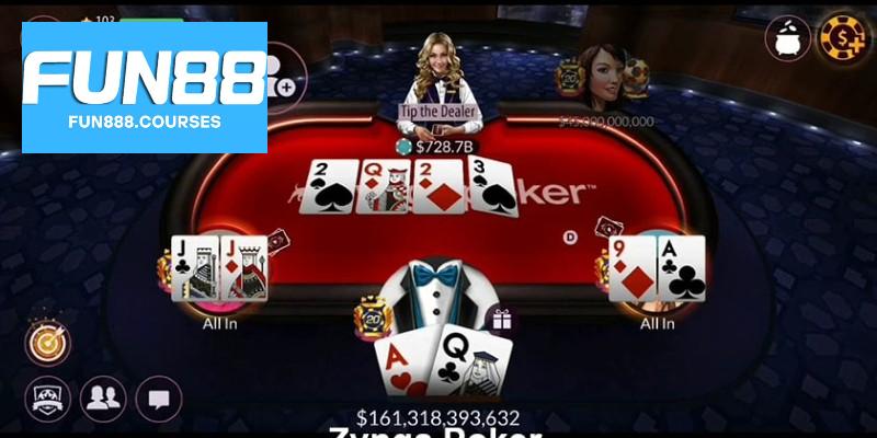 Poker Fun88 – Nhiều bàn chơi hấp dẫn,kèo cược linh hoạt 4 Tại sao nên chơi poker fun88
